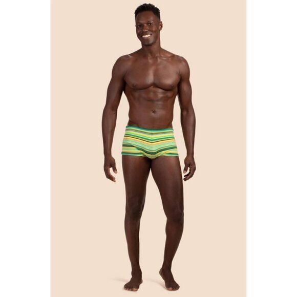 MR TURK Sorrento Swim Trunk ~ Stripe Swim Knit Small S NWT - Picture 4 of 12